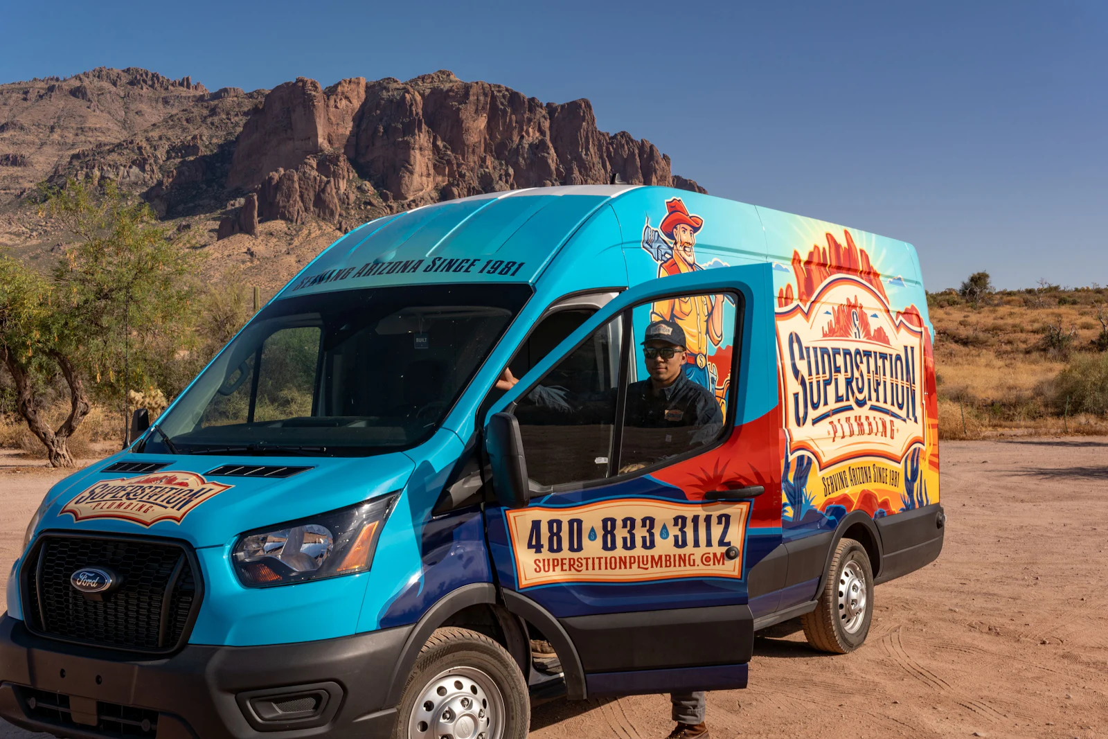 Superstition Plumbing technician serving Gilbert, Arizona