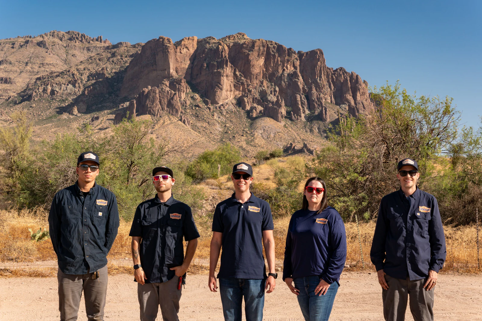 Superstition Plumbing crew on a Mesa service call
